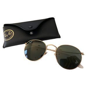 Ray-Ban Round Metal Classic RB 3447 Green Classic G-15 Sunglasses